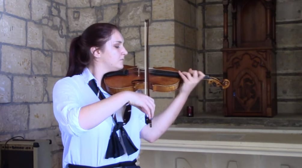 Violin Solo by Maria a 6th Form Student (video)