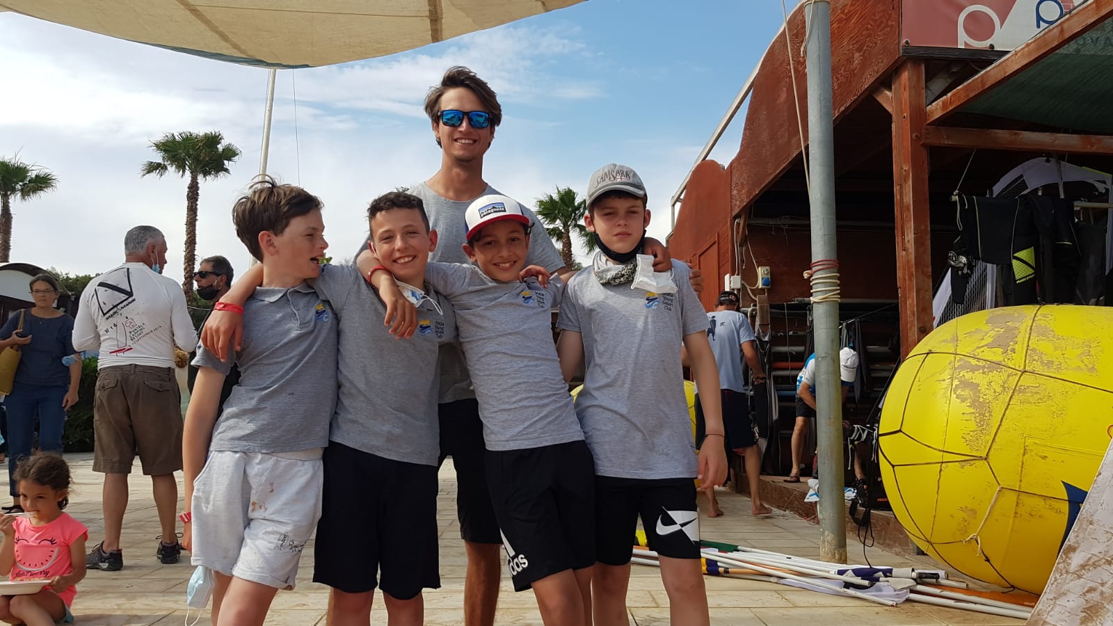 Young sailor looks ahead