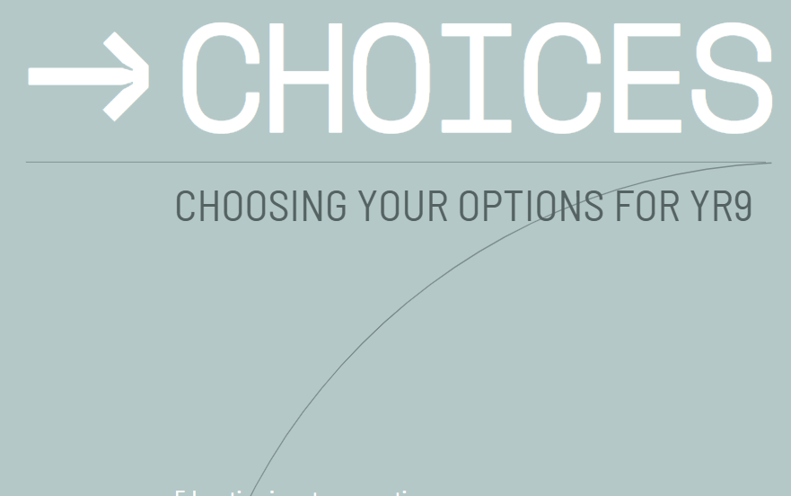 Subject Options – Life is made of choices