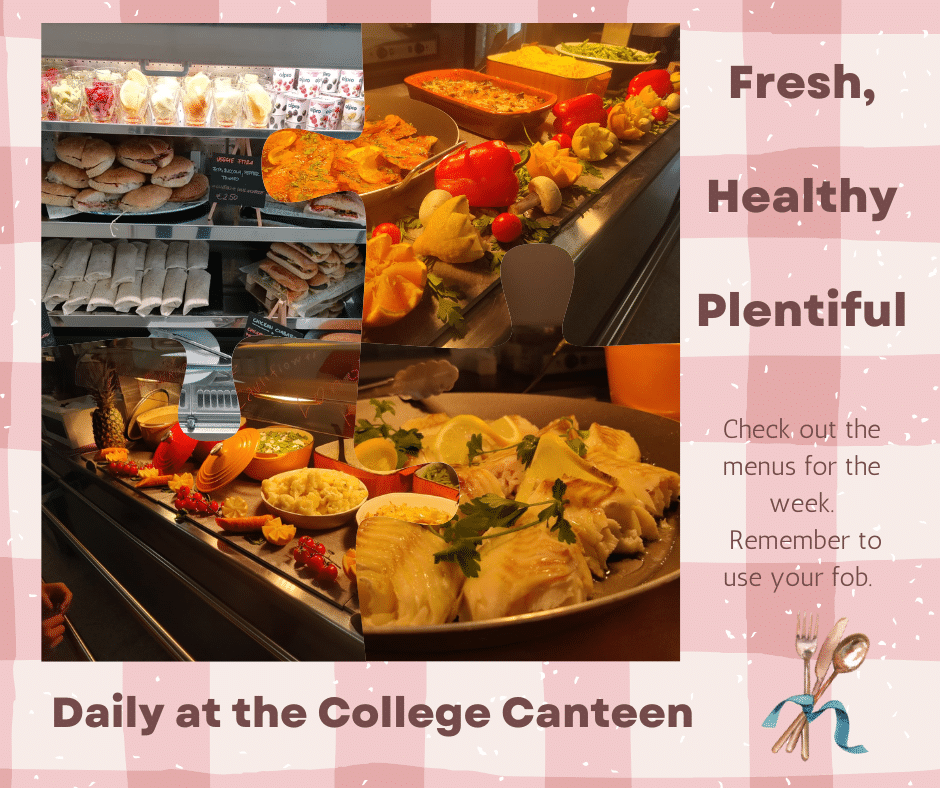 Canteen Menus out again!